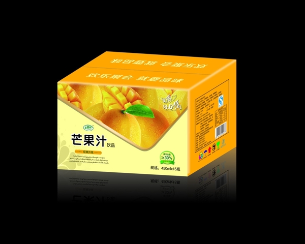 芒果汁包装内含分层图片