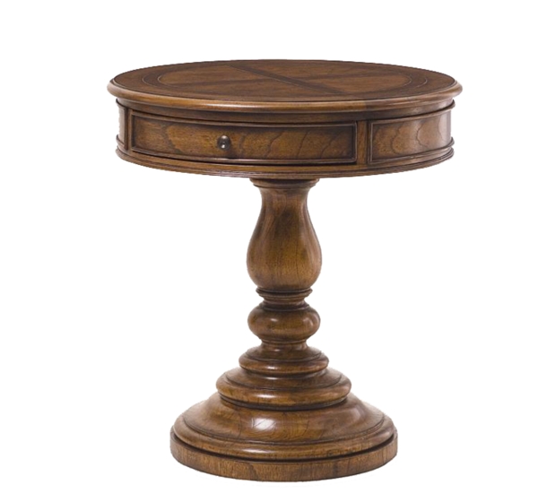 木质圆形餐桌设计