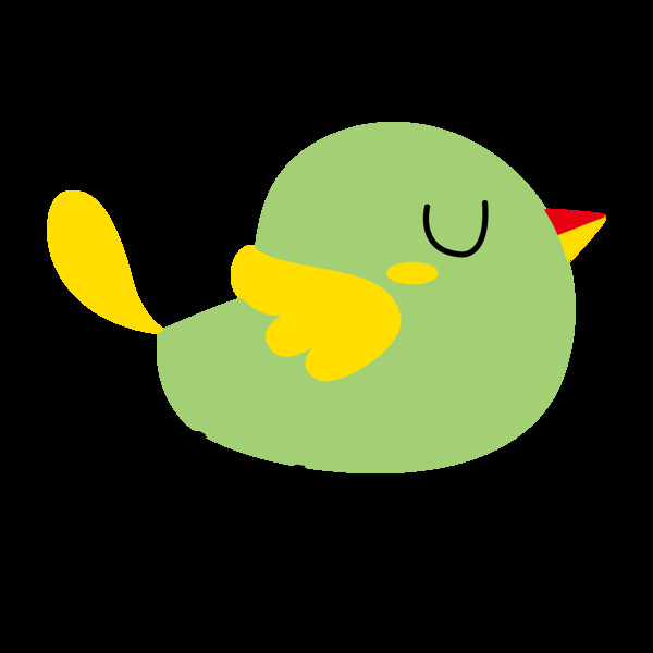 卡通鳥