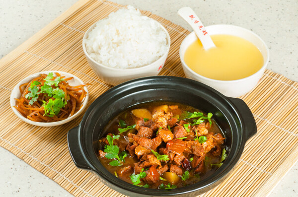 土豆牛肉套餐圖片