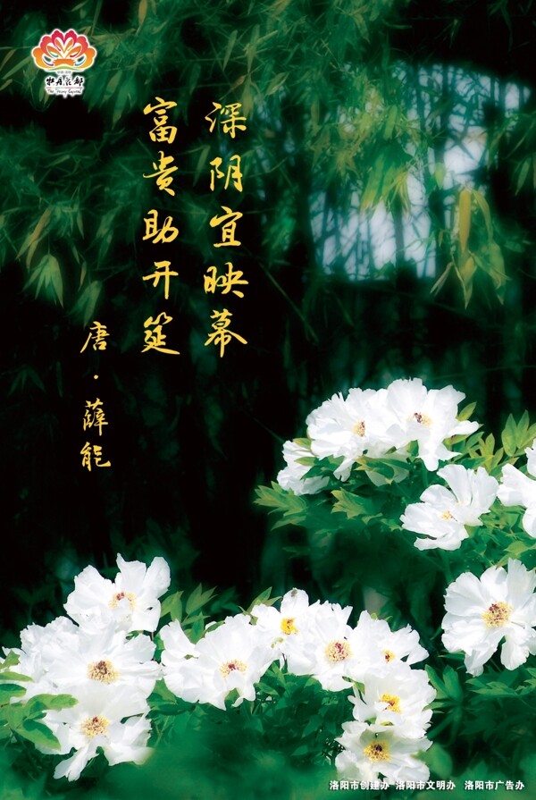 綠色經(jīng)典海報(bào)模板下載