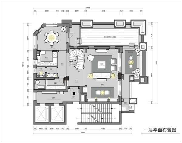 家局地面俯視設(shè)計(jì)圖紙