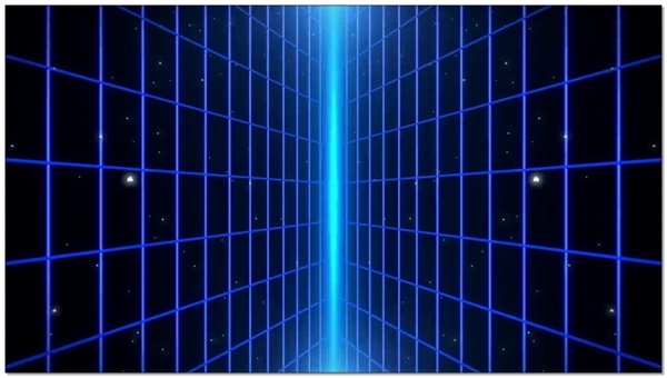 方格蓝色线动态视频素材