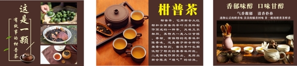 柑普茶宣传海报