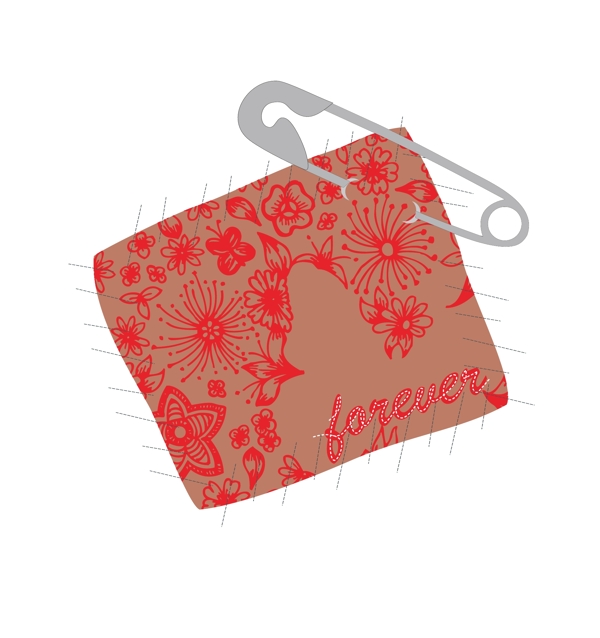 印花矢量圖色彩吊牌免費(fèi)素材