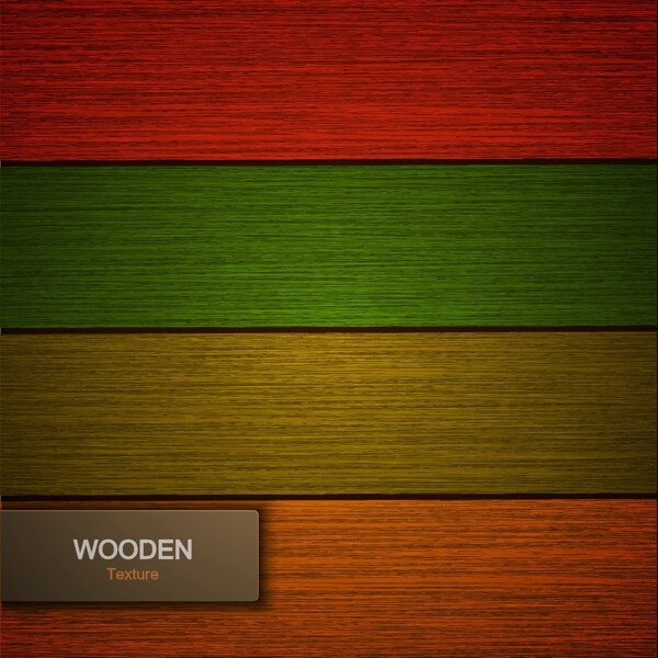 彩色木板背景矢量图图片