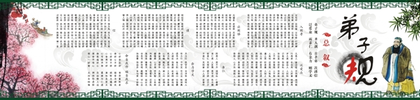 规总述展板