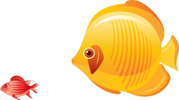 卡通動物魚