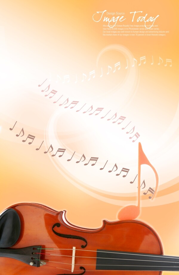 乐器图案的音乐系列平面设计图素材