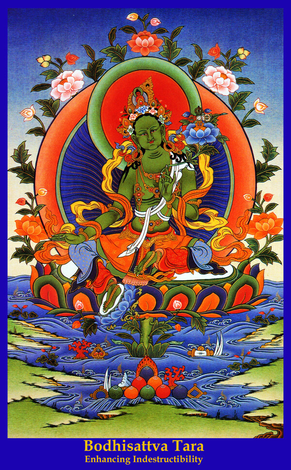二十一度母圖片