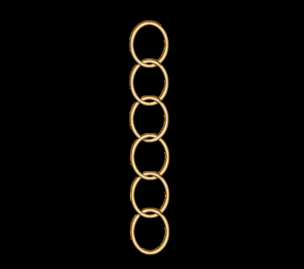 黄金铁环png元素