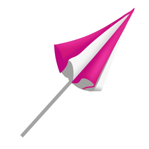 粉白色卡通雨伞