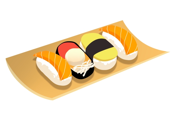 日本特色寿司插图
