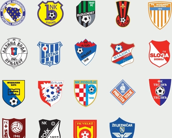 全球2487个足球俱乐部球队标志波斯尼亚黑塞哥维那图片