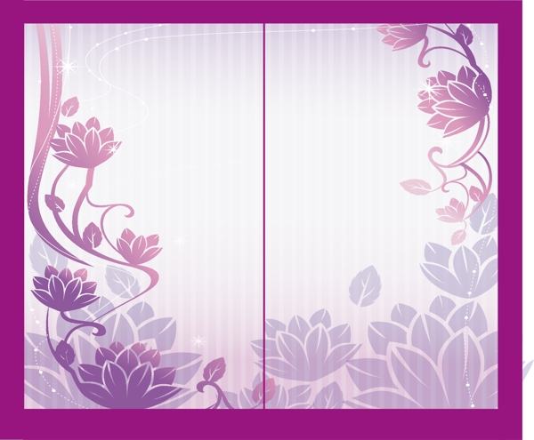 紫色花纹移动门户设计图源文件下载图片