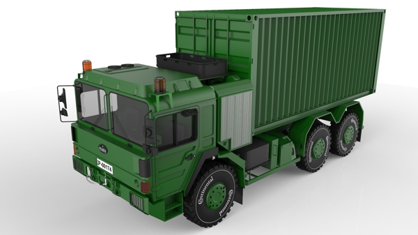 下载拉巴H25ISO集装箱军用卡车