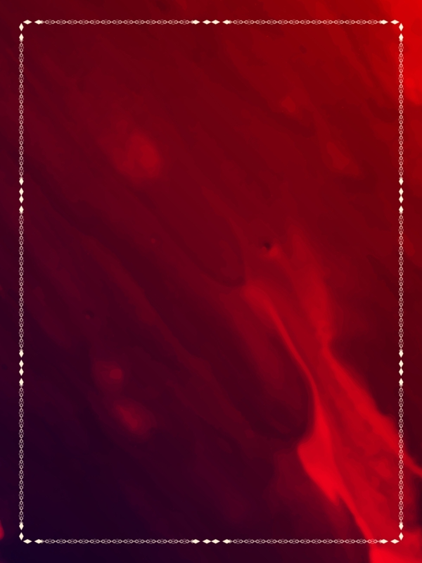 流体抽象相框火红色背景