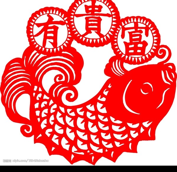 傳統(tǒng)矢量魚紋圖片
