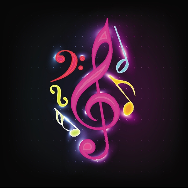 抽象的音符