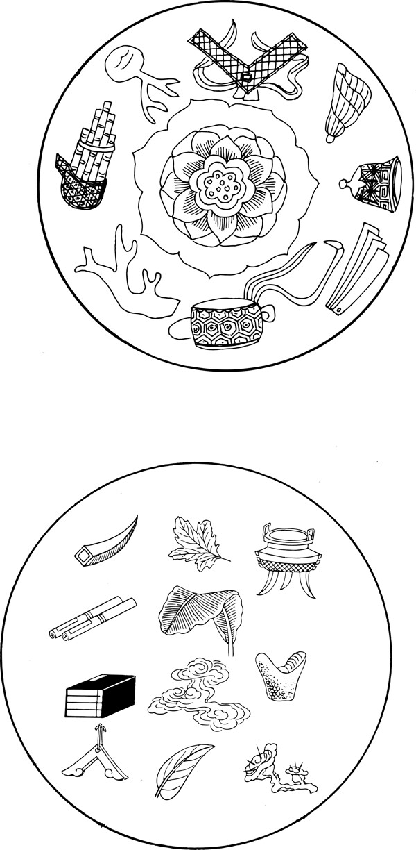 古代各種生活用品素材
