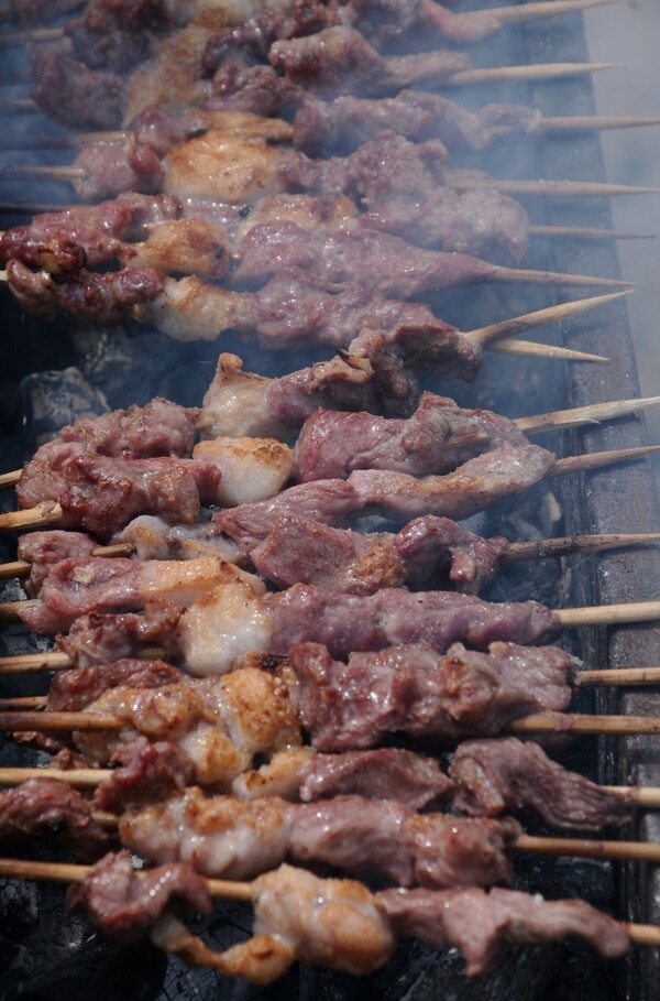 美食羊肉串圖片