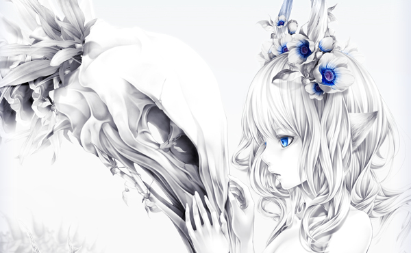 彩色動漫人物插畫背景