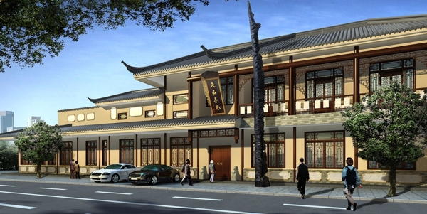 茶樓門(mén)頭