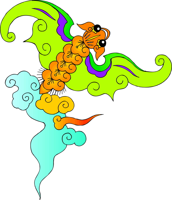 鳥(niǎo)獸吉祥插圖裝飾