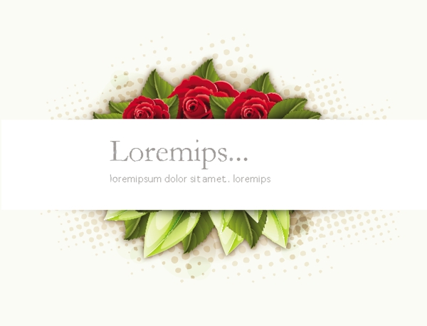 花摘要banner矢量矢量