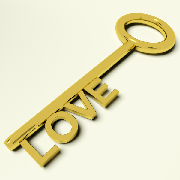 爱的关键代表崇拜和感情