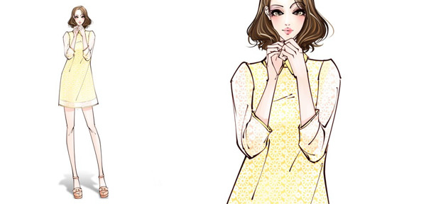 手繪服裝設(shè)計(jì)
