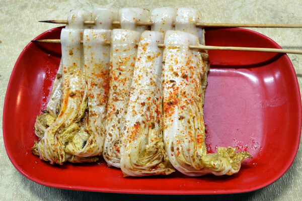 烤娃娃菜