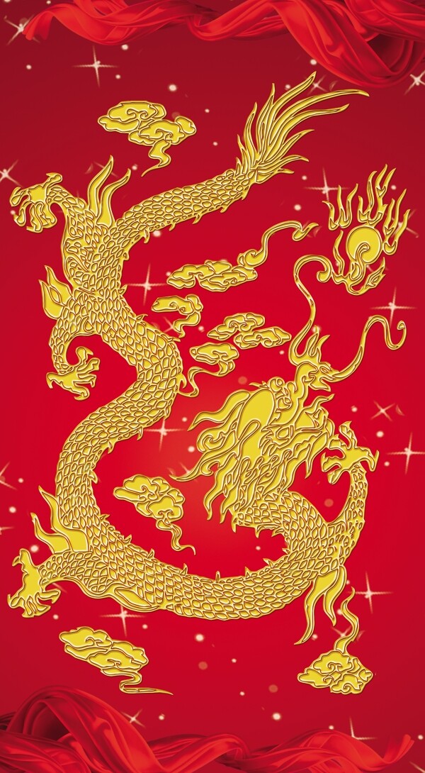龍鳳呈祥之龍圖片