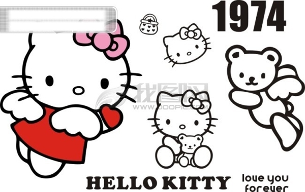 兩款hellokitty矢量圖