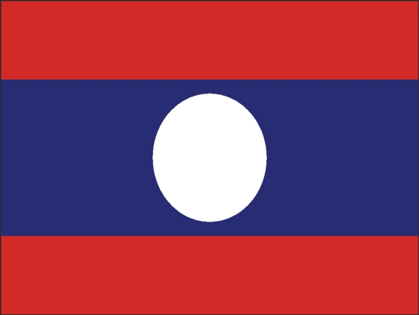 矢量老挝国旗