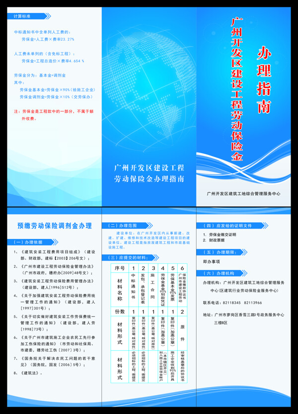 勞保辦理折頁