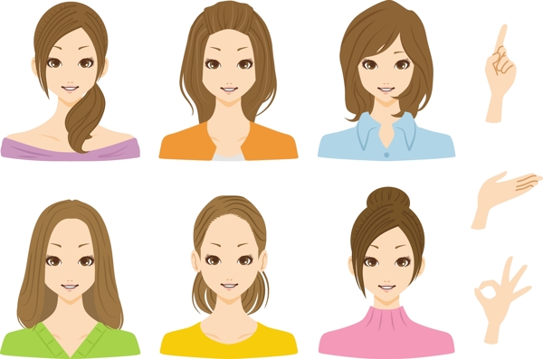女性人頭