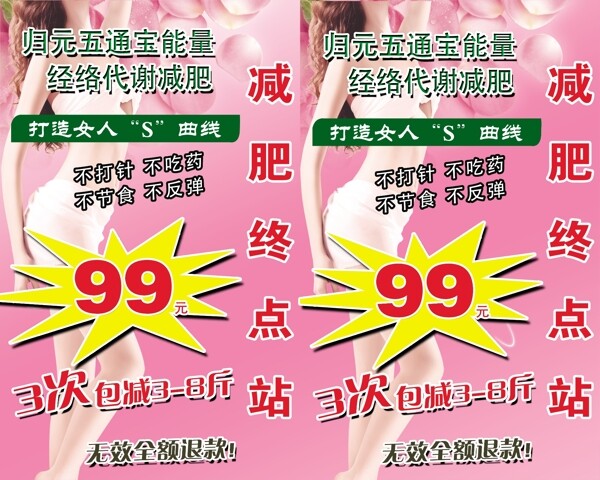 減肥燈箱圖片