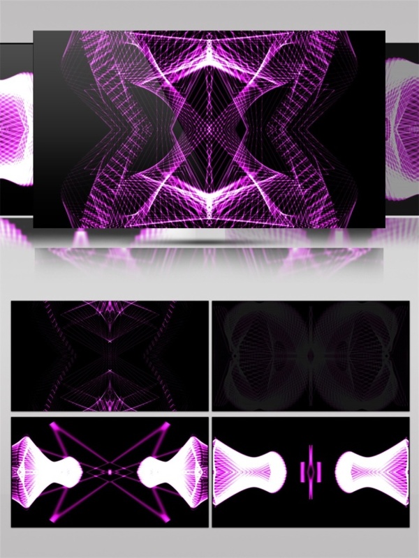 紫色迷幻光雾动态视频素材