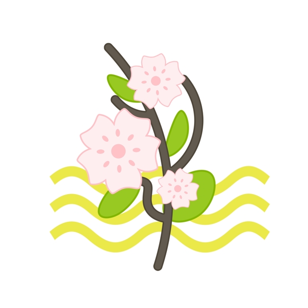 一束漂亮的樱花插图