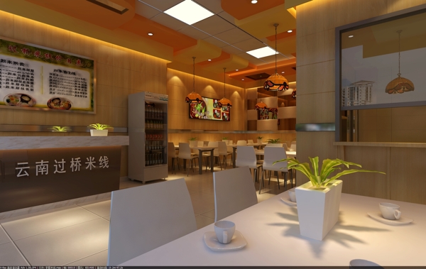 米線店室內(nèi)設(shè)計圖片