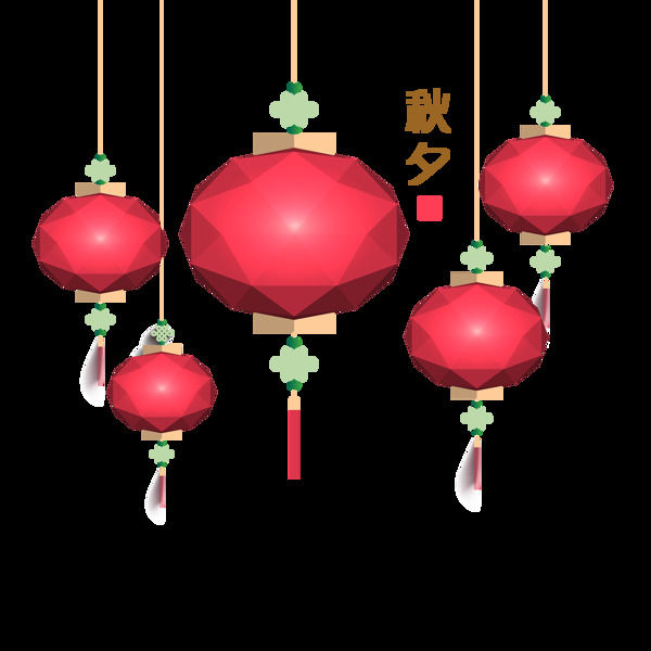 中国年背景装饰灯笼