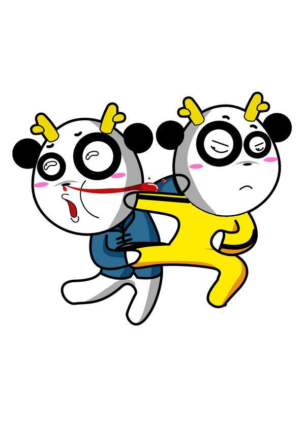 双子座萌龙图片