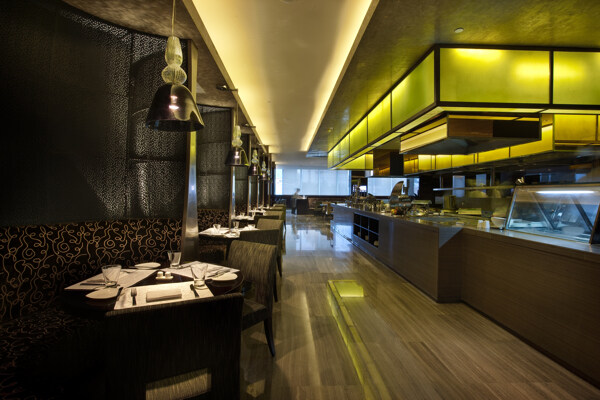 上海浦东洲际酒店豪华餐厅图片