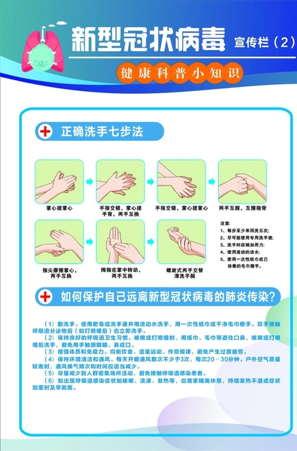 新冠肺炎健康宣傳知識