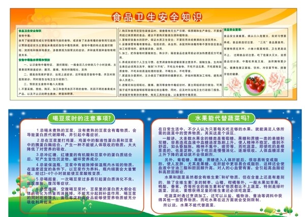 食品安全宣傳欄圖片