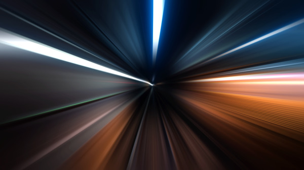 飞速光效地铁交通通道图片背景