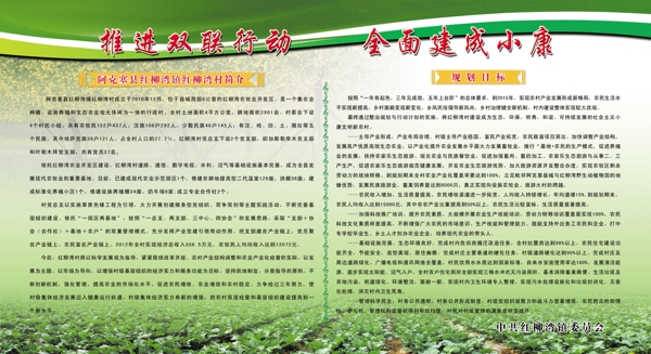 農(nóng)田簡(jiǎn)介展板圖片