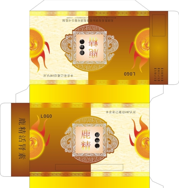 鹿精包裝設(shè)計(jì)圖片