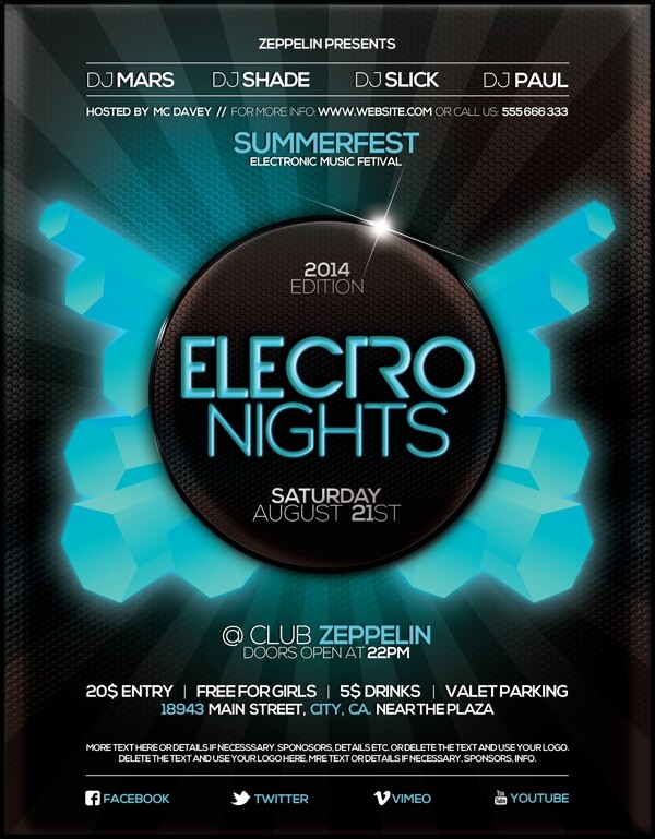 ElectroNights創(chuàng)意海報下載
